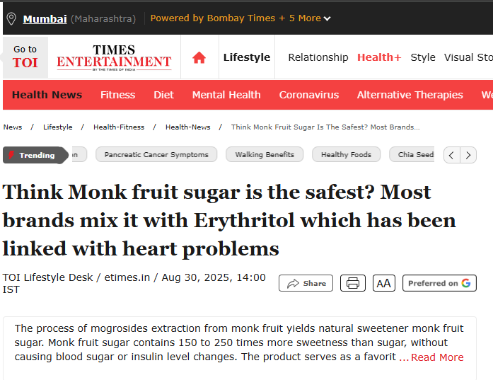 Times of India Investigation Report